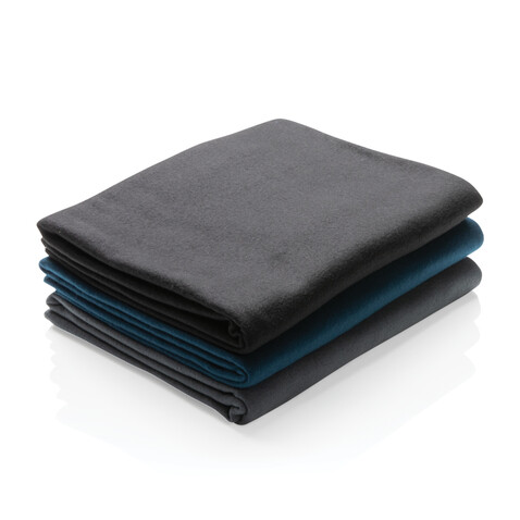 Fleece-Decke im Etui schwarz bedrucken, Art.-Nr. P459.061 Fleece-Decke im Etui schwarz bedrucken, Art.-Nr. P459.061