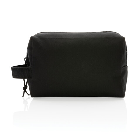 Impact AWARE™ Basic RPET Kulturtasche schwarz bedrucken, Art.-Nr. P820.761 Impact AWARE™ Basic RPET Kulturtasche schwarz bedrucken, Art.-Nr. P820.761