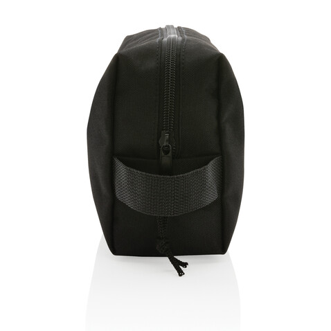 Impact AWARE™ Basic RPET Kulturtasche schwarz bedrucken, Art.-Nr. P820.761 Impact AWARE™ Basic RPET Kulturtasche schwarz bedrucken, Art.-Nr. P820.761