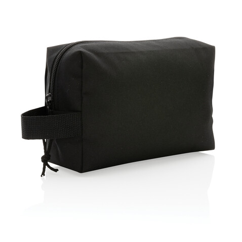Impact AWARE™ Basic RPET Kulturtasche schwarz bedrucken, Art.-Nr. P820.761 Impact AWARE™ Basic RPET Kulturtasche schwarz bedrucken, Art.-Nr. P820.761