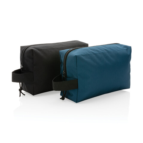 Impact AWARE™ Basic RPET Kulturtasche schwarz bedrucken, Art.-Nr. P820.761 Impact AWARE™ Basic RPET Kulturtasche schwarz bedrucken, Art.-Nr. P820.761