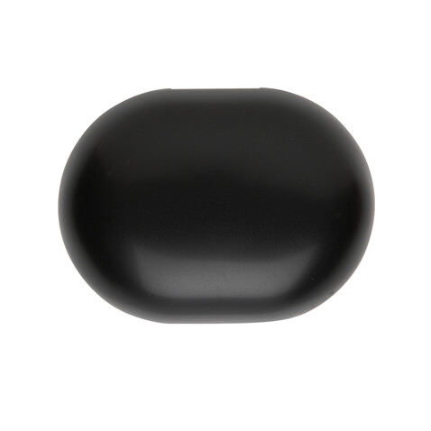 TWS Ohrhörer aus RCS Standard recyceltem Kunststoff schwarz bedrucken, Art.-Nr. P329.671 TWS Ohrhörer aus RCS Standard recyceltem Kunststoff schwarz bedrucken, Art.-Nr. P329.671
