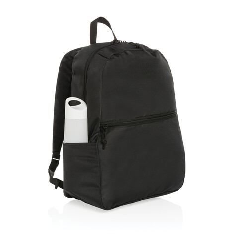 Impact AWARE™ RPET Basic Rucksack schwarz bedrucken, Art.-Nr. P762.731 Impact AWARE™ RPET Basic Rucksack schwarz bedrucken, Art.-Nr. P762.731