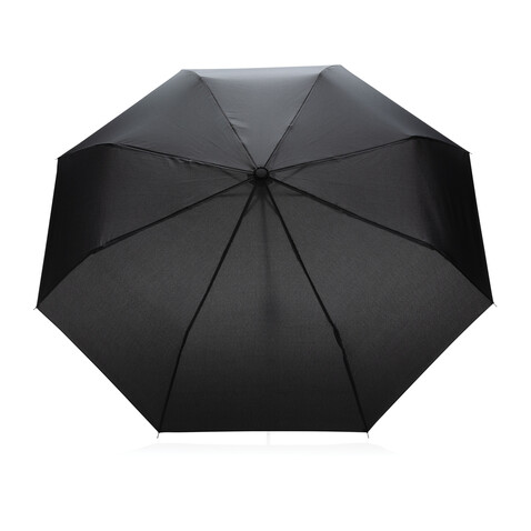 20.5" Impact AWARE™ RPET 190T Mini-Schirm schwarz bedrucken, Art.-Nr. P850.581