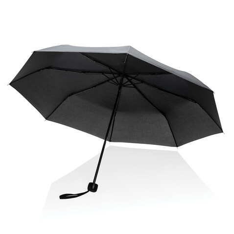 20.5" Impact AWARE™ RPET 190T Mini-Schirm schwarz bedrucken, Art.-Nr. P850.581