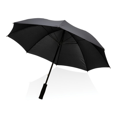 23" Impact AWARE™ RPET 190T Stormproof-Schirm schwarz bedrucken, Art.-Nr. P850.621