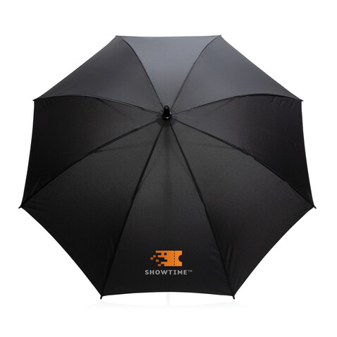 23" Impact AWARE™ RPET 190T Stormproof-Schirm schwarz bedrucken, Art.-Nr. P850.621