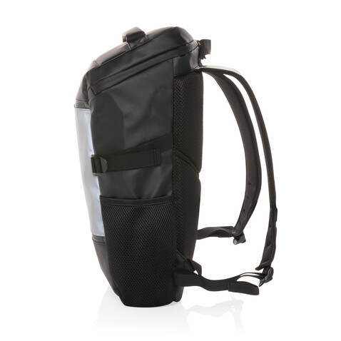 PU-Easy-Access High-Visibility 15.6" Laptop-Rucksack schwarz bedrucken, Art.-Nr. P762.721 PU-Easy-Access High-Visibility 15.6" Laptop-Rucksack schwarz bedrucken, Art.-Nr. P762.721