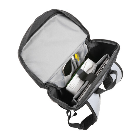 PU-Easy-Access High-Visibility 15.6" Laptop-Rucksack schwarz bedrucken, Art.-Nr. P762.721 PU-Easy-Access High-Visibility 15.6" Laptop-Rucksack schwarz bedrucken, Art.-Nr. P762.721