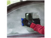 Frosty 2.0 dreieckiger Eiskratzer aus recyceltem Kunststoff, royalblau bedrucken, Art.-Nr. 10425253