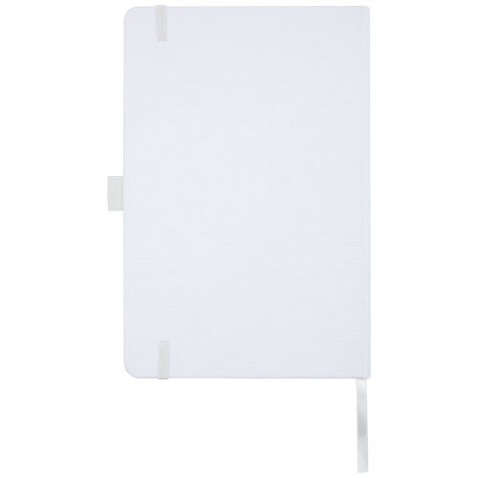 Honua A5 Notizbuch aus recyceltem Papier mit Cover aus recyceltem PET, weiss bedrucken, Art.-Nr. 10776301 Honua A5 Notizbuch aus recyceltem Papier mit Cover aus recyceltem PET, weiss bedrucken, Art.-Nr. 10776301