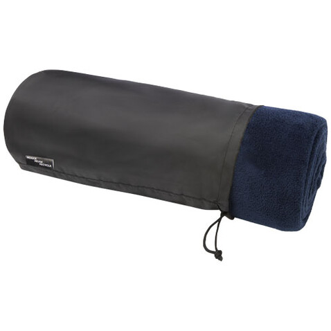 Lily GRS zertifizierte, RPET Decke aus Coral Fleece, dunkelblau bedrucken, Art.-Nr. 11319155 Lily GRS zertifizierte, RPET Decke aus Coral Fleece, dunkelblau bedrucken, Art.-Nr. 11319155