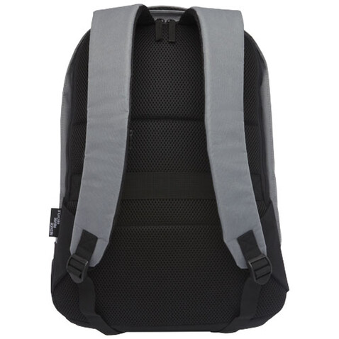 Cover Diebstahlsicherer GRS RPET Rucksack 18L, grau bedrucken, Art.-Nr. 12051082 Cover Diebstahlsicherer GRS RPET Rucksack 18L, grau bedrucken, Art.-Nr. 12051082