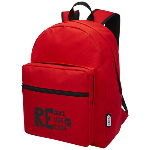 Retrend RPET-Rucksack 16L, rot bedrucken, Art.-Nr. 12053221 Retrend RPET-Rucksack 16L, rot bedrucken, Art.-Nr. 12053221
