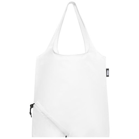 Sabia faltbare RPET Tragetasche 7L, weiss bedrucken, Art.-Nr. 12054101 Sabia faltbare RPET Tragetasche 7L, weiss bedrucken, Art.-Nr. 12054101
