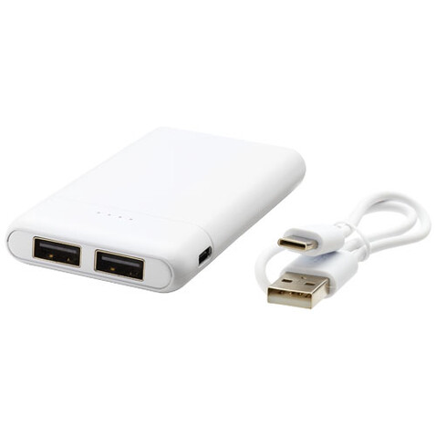 Odyssey 5000 mAh Powerbank mit hoher Dichte, weiss bedrucken, Art.-Nr. 12416701 Odyssey 5000 mAh Powerbank mit hoher Dichte, weiss bedrucken, Art.-Nr. 12416701