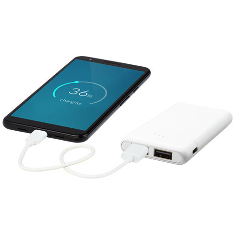 Odyssey 5000 mAh Powerbank mit hoher Dichte, weiss bedrucken, Art.-Nr. 12416701 Odyssey 5000 mAh Powerbank mit hoher Dichte, weiss bedrucken, Art.-Nr. 12416701