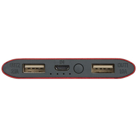 Juice 8000 mAh kabellose Powerbank, rot bedrucken, Art.-Nr. 12417321 Juice 8000 mAh kabellose Powerbank, rot bedrucken, Art.-Nr. 12417321