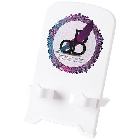 The Dok Smartphone Halter, weiss, weiss bedrucken, Art.-Nr. 21027001 The Dok Smartphone Halter, weiss, weiss bedrucken, Art.-Nr. 21027001