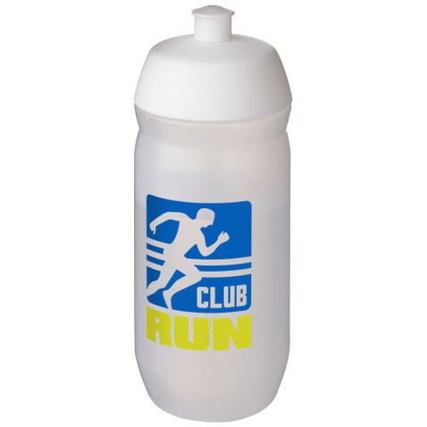 HydroFlex™ Clear 500 ml Squeezy Sportflasche, weiss, klar mattiert bedrucken, Art.-Nr. 21044001 HydroFlex™ Clear 500 ml Squeezy Sportflasche, weiss, klar mattiert bedrucken, Art.-Nr. 21044001