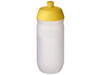 HydroFlex™ Clear 500 ml Sportflasche, gelb, klar mattiert bedrucken, Art.-Nr. 21044011