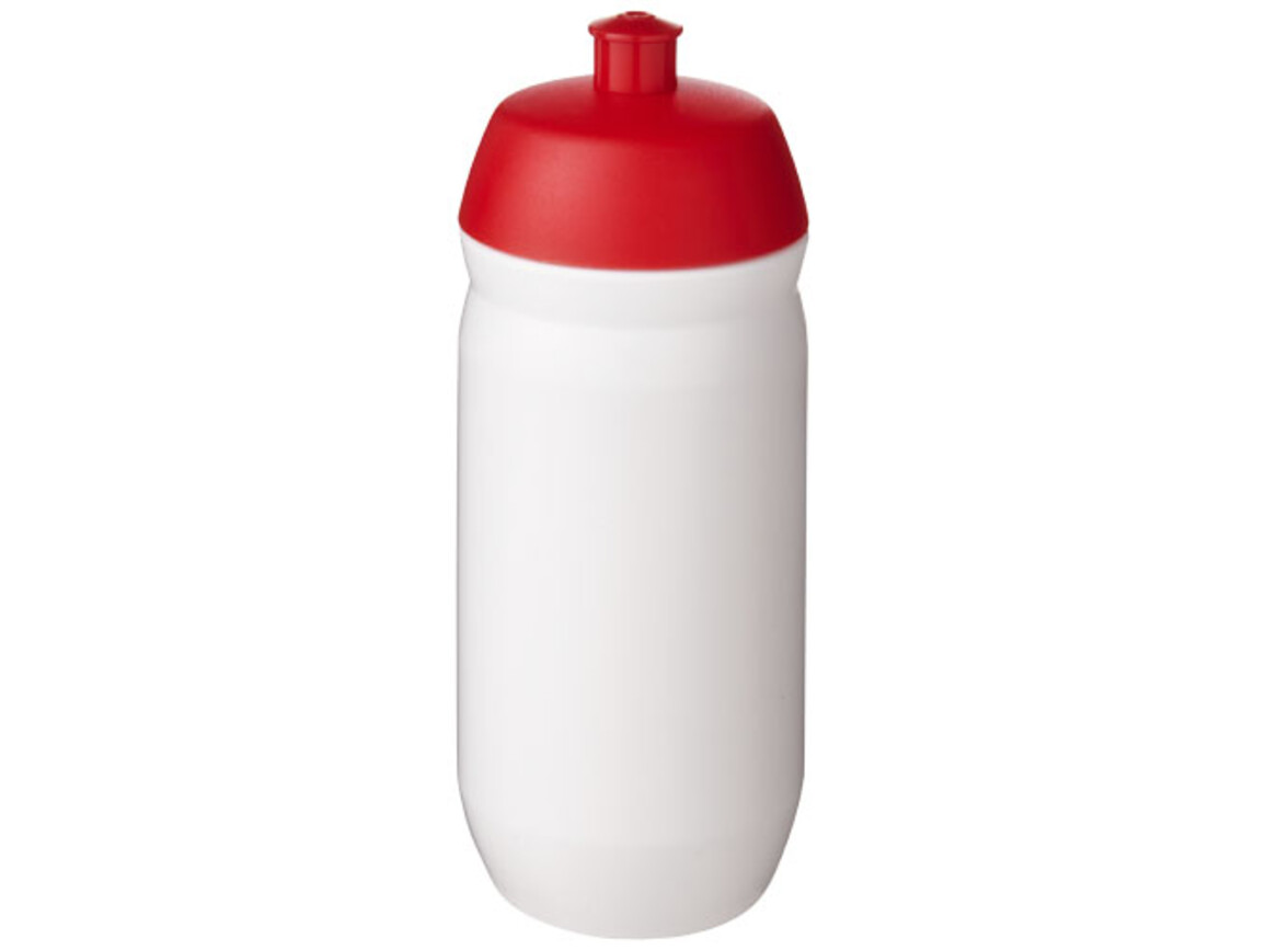 HydroFlex™ 500 ml Sportflasche, rot, weiss bedrucken, Art.-Nr. 21044121