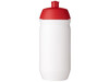 HydroFlex™ 500 ml Sportflasche, rot, weiss bedrucken, Art.-Nr. 21044121