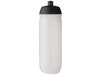 HydroFlex™ Clear 750 ml Sportflasche, schwarz, klar mattiert bedrucken, Art.-Nr. 21044290