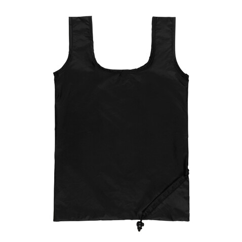 Impact AWARE™ RPET 190T faltbarer Shopper schwarz bedrucken, Art.-Nr. P762.671