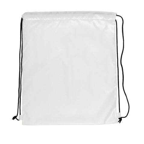 Impact AWARE™ RPET 190T Sportbeutel weiß bedrucken, Art.-Nr. P762.683 Impact AWARE™ RPET 190T Sportbeutel weiß bedrucken, Art.-Nr. P762.683