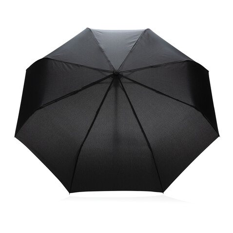 21" Impact AWARE™ RPET 190T Mini-Schirm automatic open/close schwarz bedrucken, Art.-Nr. P850.601