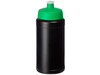 Baseline Recycelte Sportflasche, 500 ml, grün bedrucken, Art.-Nr. 21044461