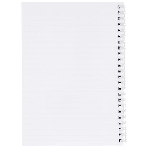 Desk-Mate® A4 Notizbuch mit Kunststoff Cover und Spiralbindung, weiss bedrucken, Art.-Nr. 21270000 Desk-Mate® A4 Notizbuch mit Kunststoff Cover und Spiralbindung, weiss bedrucken, Art.-Nr. 21270000