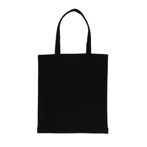 Impact AWARE™ recycelte Baumwolltasche 145gr mit Boden schwarz bedrucken, Art.-Nr. P762.641 Impact AWARE™ recycelte Baumwolltasche 145gr mit Boden schwarz bedrucken, Art.-Nr. P762.641