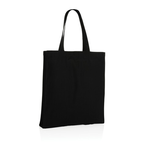 Impact AWARE™ recycelte Baumwolltasche 145gr mit Boden schwarz bedrucken, Art.-Nr. P762.641 Impact AWARE™ recycelte Baumwolltasche 145gr mit Boden schwarz bedrucken, Art.-Nr. P762.641