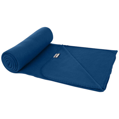 Willow GRS RPET Decke aus Polar Fleece, navy bedrucken, Art.-Nr. 11319055 Willow GRS RPET Decke aus Polar Fleece, navy bedrucken, Art.-Nr. 11319055