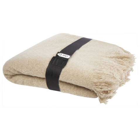 Ivy GRS zertifizierte RPET Decke, beige bedrucken, Art.-Nr. 11319302