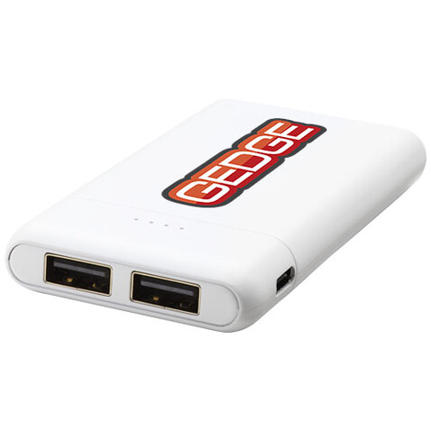 Odyssey 5000 mAh Powerbank mit hoher Dichte, weiss bedrucken, Art.-Nr. 12416701 Odyssey 5000 mAh Powerbank mit hoher Dichte, weiss bedrucken, Art.-Nr. 12416701
