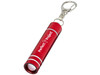 Nunki  Schlüsselanhänger mit LED Licht, rot bedrucken, Art.-Nr. 10440302