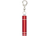 Nunki  Schlüsselanhänger mit LED Licht, rot bedrucken, Art.-Nr. 10440302