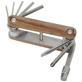 Fixie Fahrrad Multitool aus Holz, holz bedrucken, Art.-Nr. 10450971
