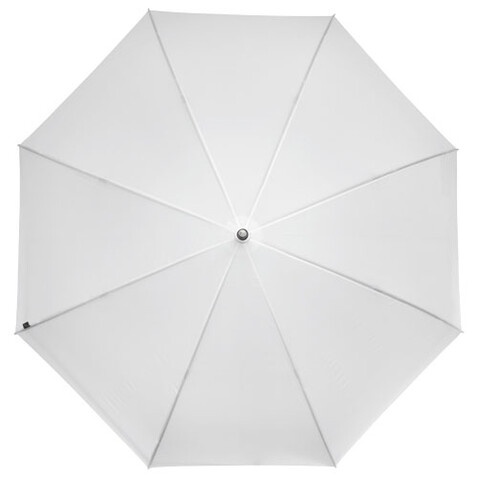 Romee 30'' windbeständiger Golfschirm aus recyceltem PET, weiss bedrucken, Art.-Nr. 10940901