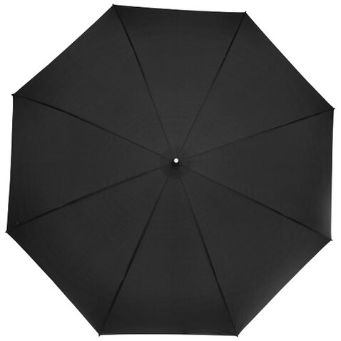 Romee 30'' windbeständiger Golfschirm aus recyceltem PET, schwarz bedrucken, Art.-Nr. 10940990