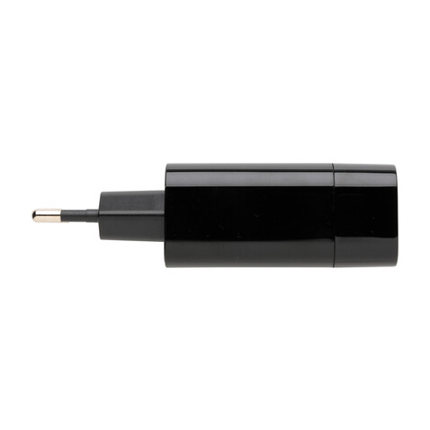 Philips Ultra Fast PD Wall-Charger schwarz bedrucken, Art.-Nr. P301.081 Philips Ultra Fast PD Wall-Charger schwarz bedrucken, Art.-Nr. P301.081