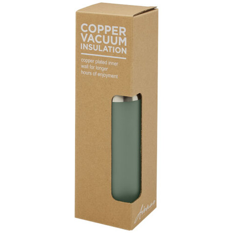 Hulan 540 ml Kupfer-Vakuum Isolierflasche mit Bambusdeckel, heather grün bedrucken, Art.-Nr. 10066762 Hulan 540 ml Kupfer-Vakuum Isolierflasche mit Bambusdeckel, heather grün bedrucken, Art.-Nr. 10066762