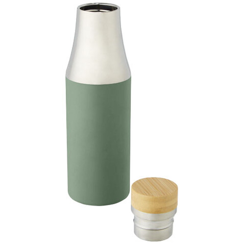 Hulan 540 ml Kupfer-Vakuum Isolierflasche mit Bambusdeckel, heather grün bedrucken, Art.-Nr. 10066762 Hulan 540 ml Kupfer-Vakuum Isolierflasche mit Bambusdeckel, heather grün bedrucken, Art.-Nr. 10066762