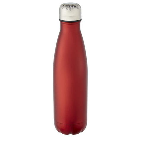 Cove 500 ml vakuumisolierte Edelstahlflasche, rot bedrucken, Art.-Nr. 10067121