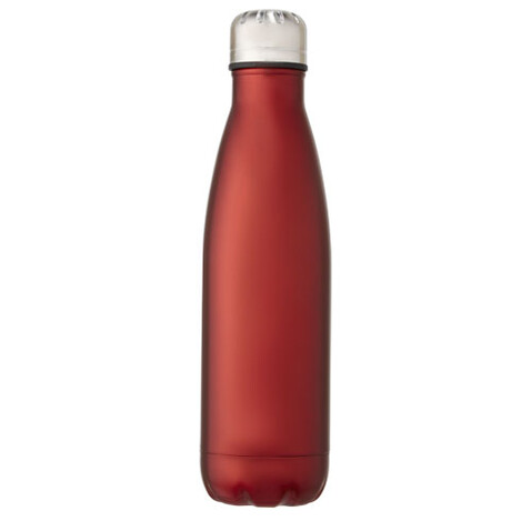 Cove 500 ml vakuumisolierte Edelstahlflasche, rot bedrucken, Art.-Nr. 10067121