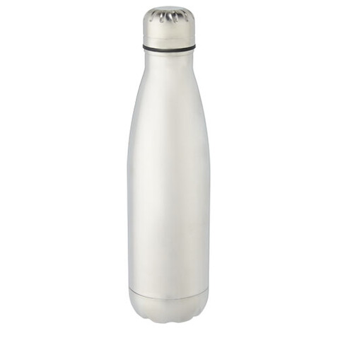 Cove 500 ml vakuumisolierte Edelstahlflasche, silber bedrucken, Art.-Nr. 10067181 Cove 500 ml vakuumisolierte Edelstahlflasche, silber bedrucken, Art.-Nr. 10067181