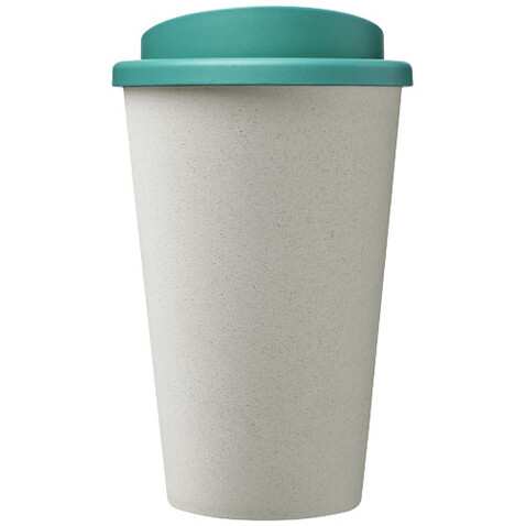 Americano® Eco 350 ml recycelter Becher, weiss, aquablau bedrucken, Art.-Nr. 21042219 Americano® Eco 350 ml recycelter Becher, weiss, aquablau bedrucken, Art.-Nr. 21042219